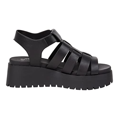 KAROL Women's Open Toe Platform Heels Sandals