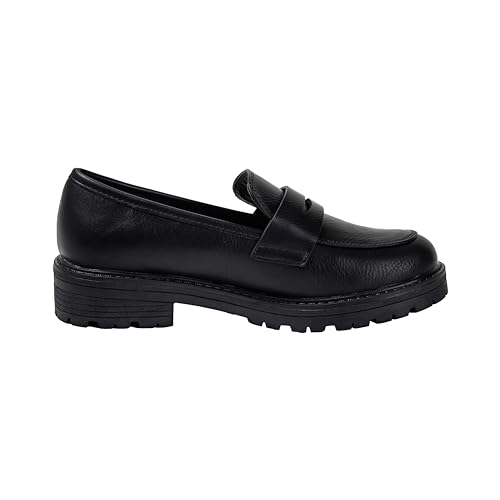 Krystal-2 Girls Slip-On Loafers for School and Dress
