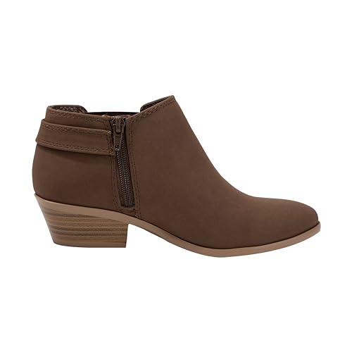 Kassie Daniela Women's Chunky Ankle Boots - Low Heel, Side Zipper