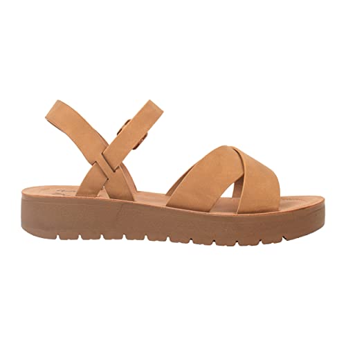 JOSIE Women's Criss Cross Platform Sandals