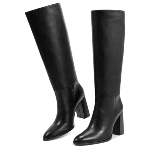 Stylish Chunky Heel Knee High Boots for Women