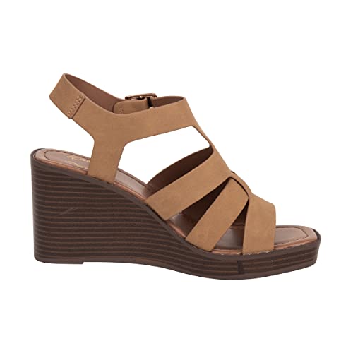 BUNNY Women's Ankle Strap Wedge Sandals