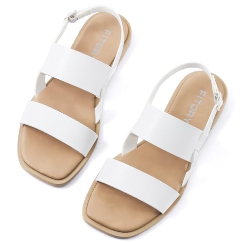 Stylish Adjustable Buckle Sandals for Women - Size 6-11