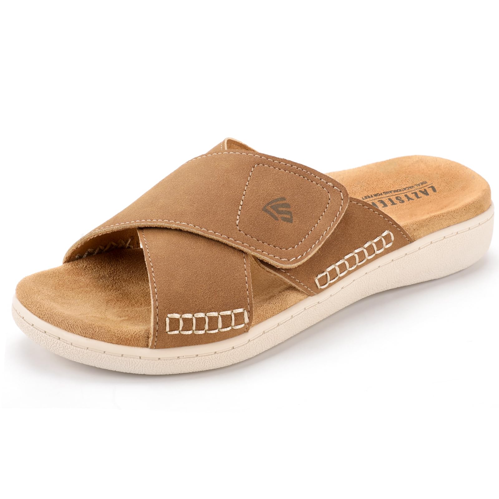 Comfortable Women's Orthotic Slide Sandals with Arch Support