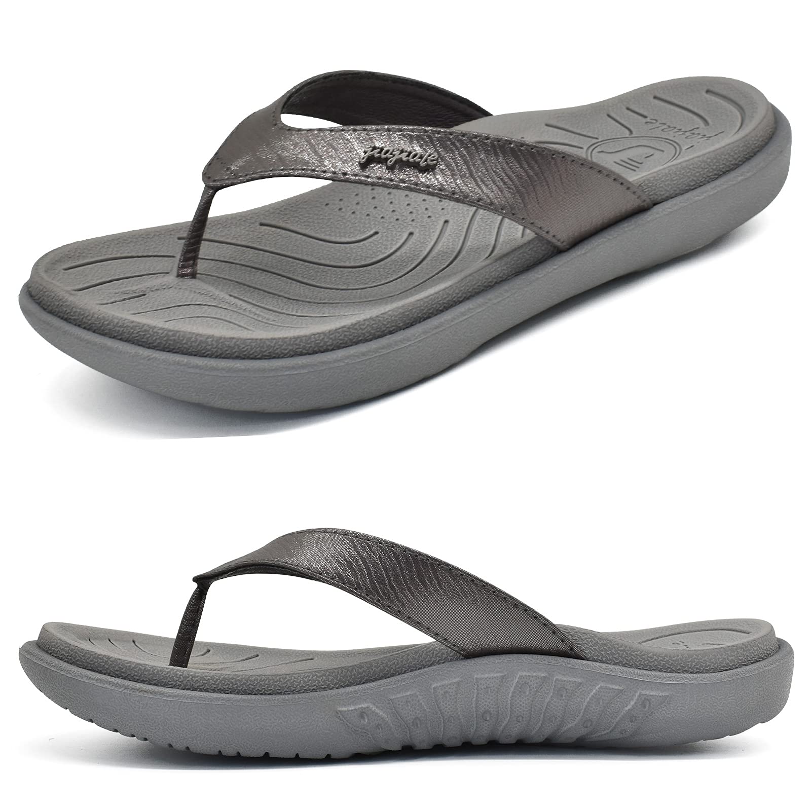 Women's Arch Support Flip Flops for Plantar Fasciitis