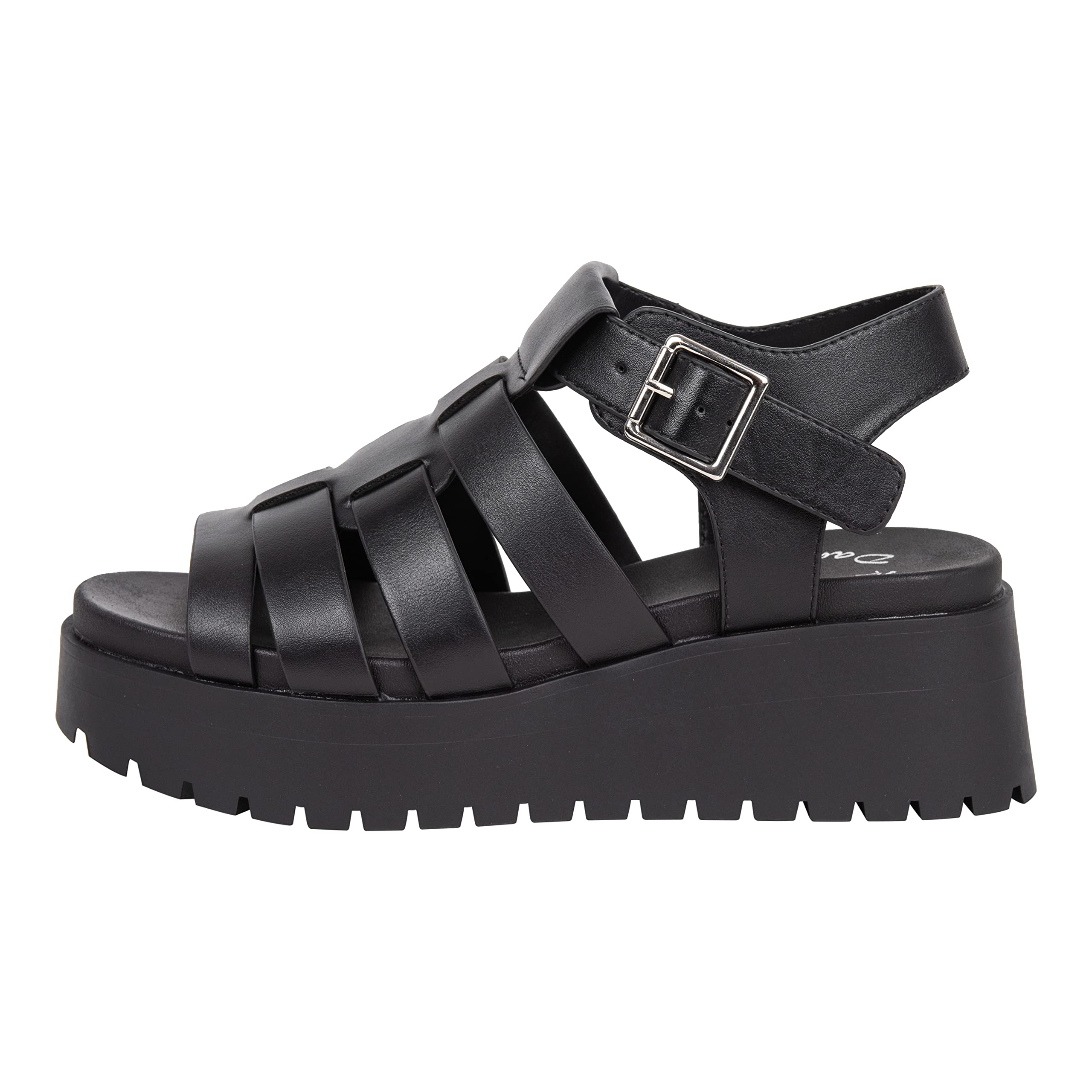 KAROL Women's Open Toe Platform Heels Sandals